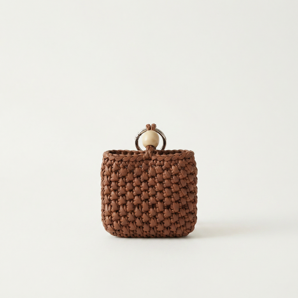 Hero shot of the square earphone pouch