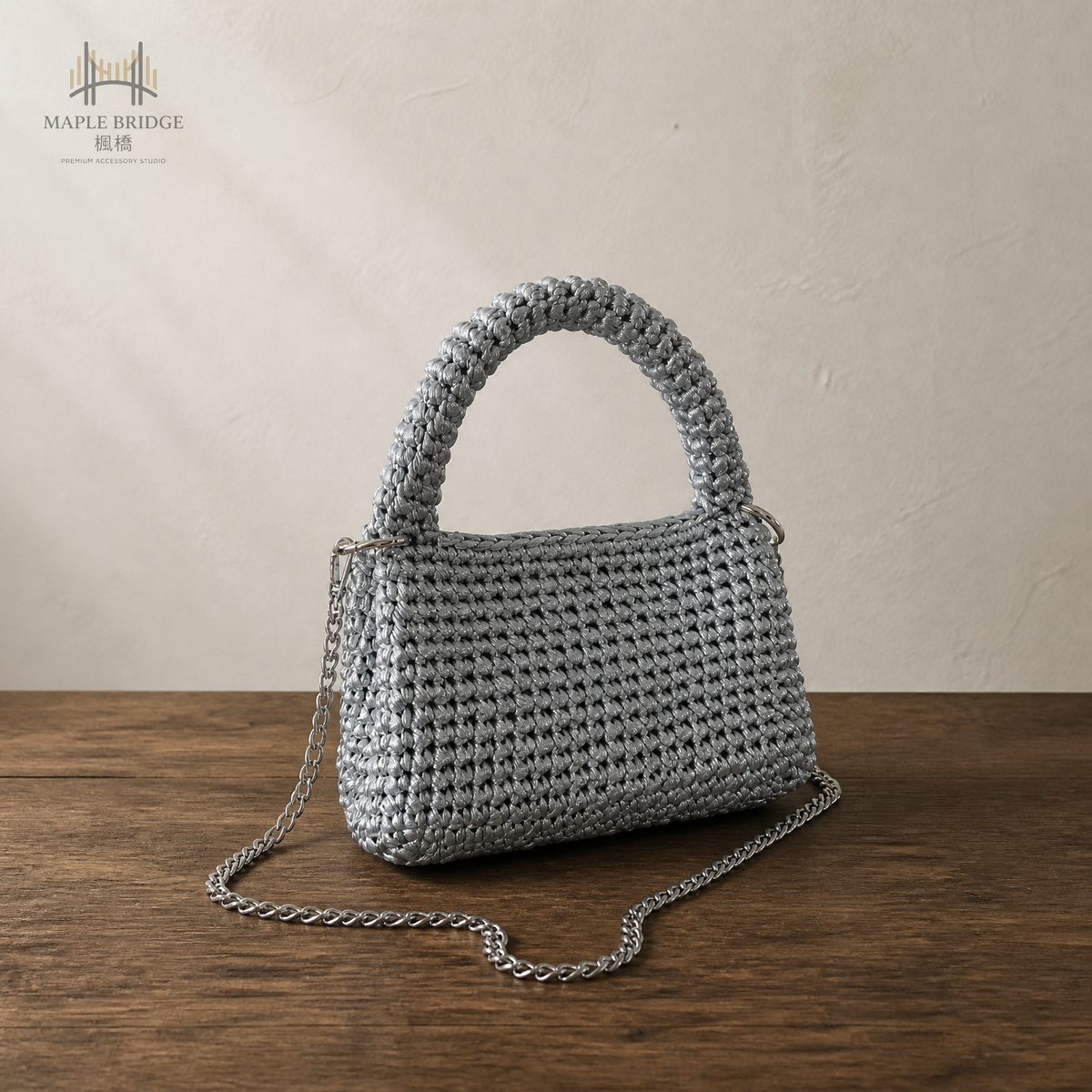 楓橋 · 一片底的立起 · 皮革提把包圖解｜Leather Top-Handle Bag Pattern